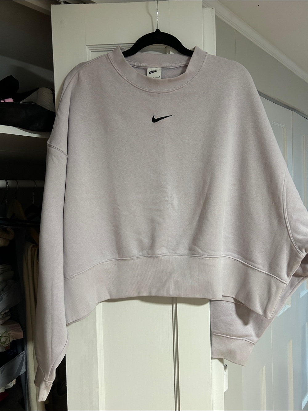 Nike Cropped Crew Boyfriend Sweatshirt
